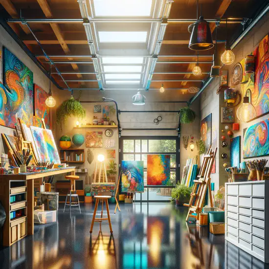 Garages to Galleries: Creating Art Studios with Epoxy Floors with Deluxe Coating Vancouver