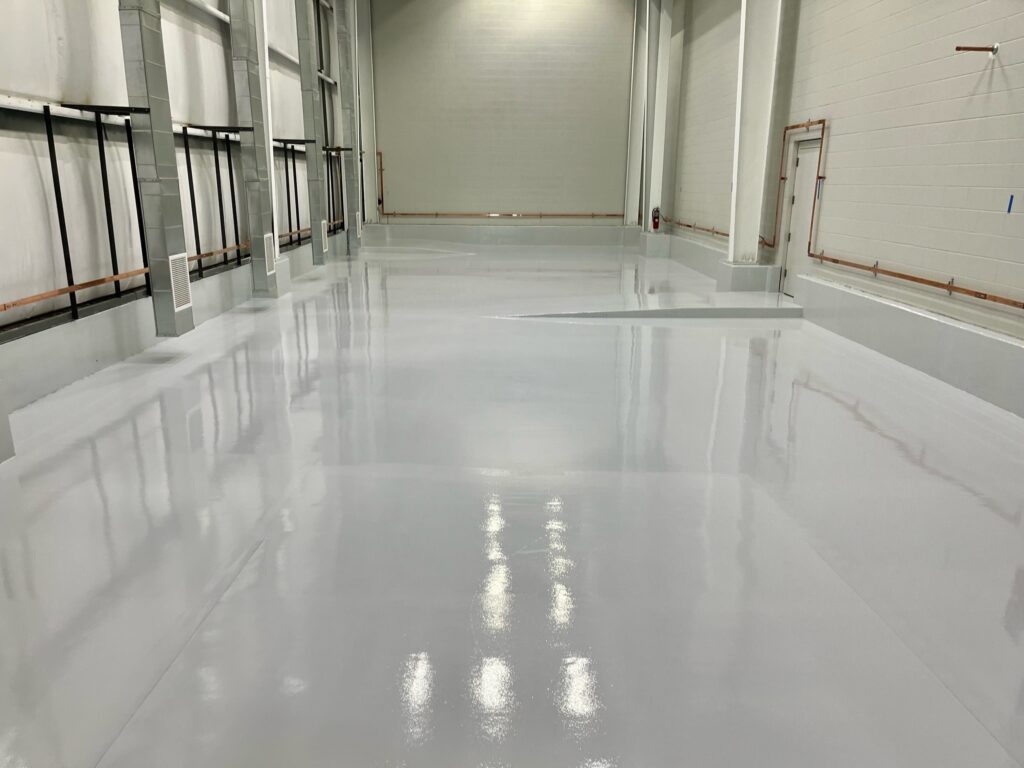 ESD epoxy flooring installation Vancouver