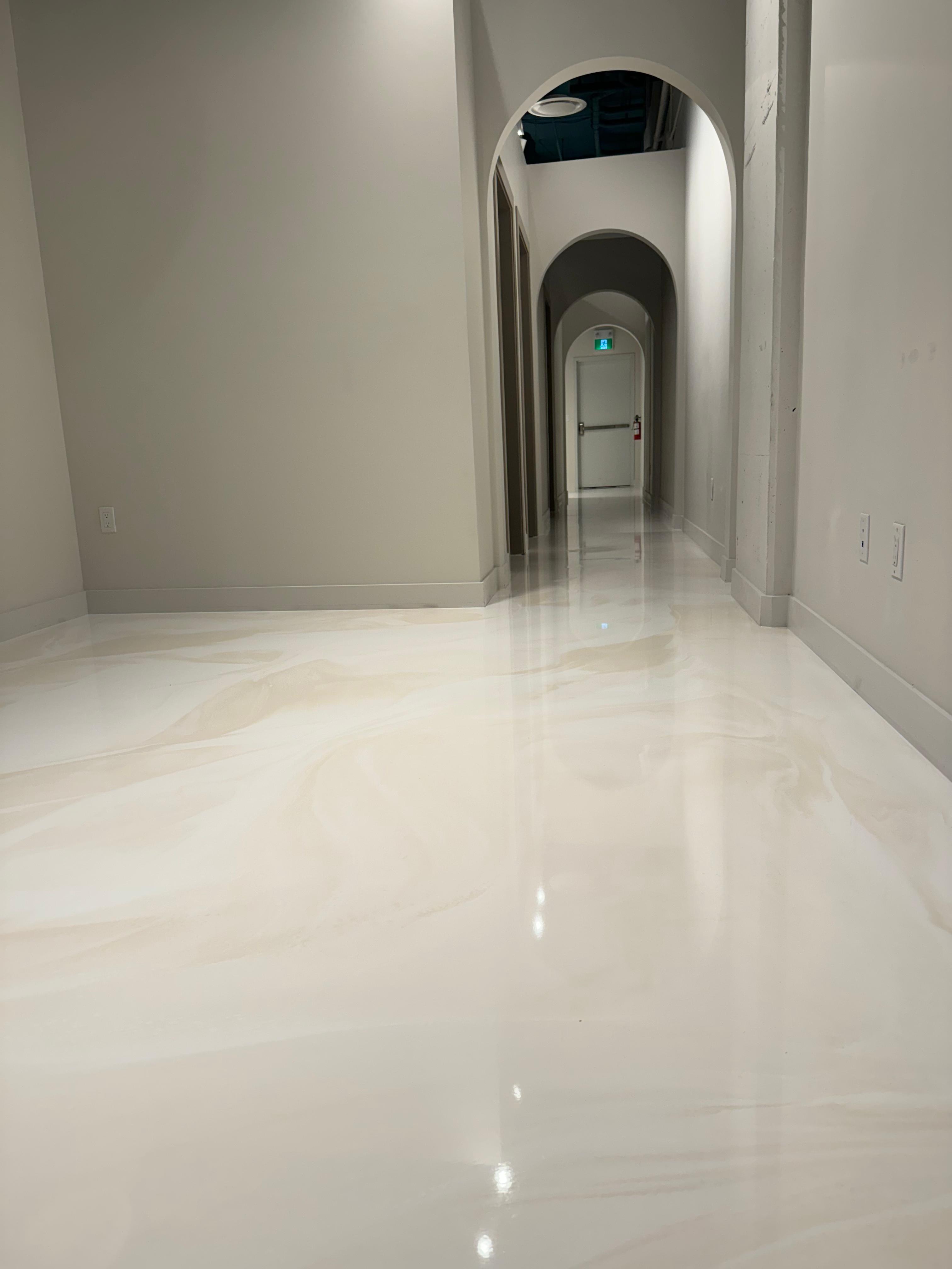 metallic epoxy flooring Vancouver example 12 by Deluxe Coating