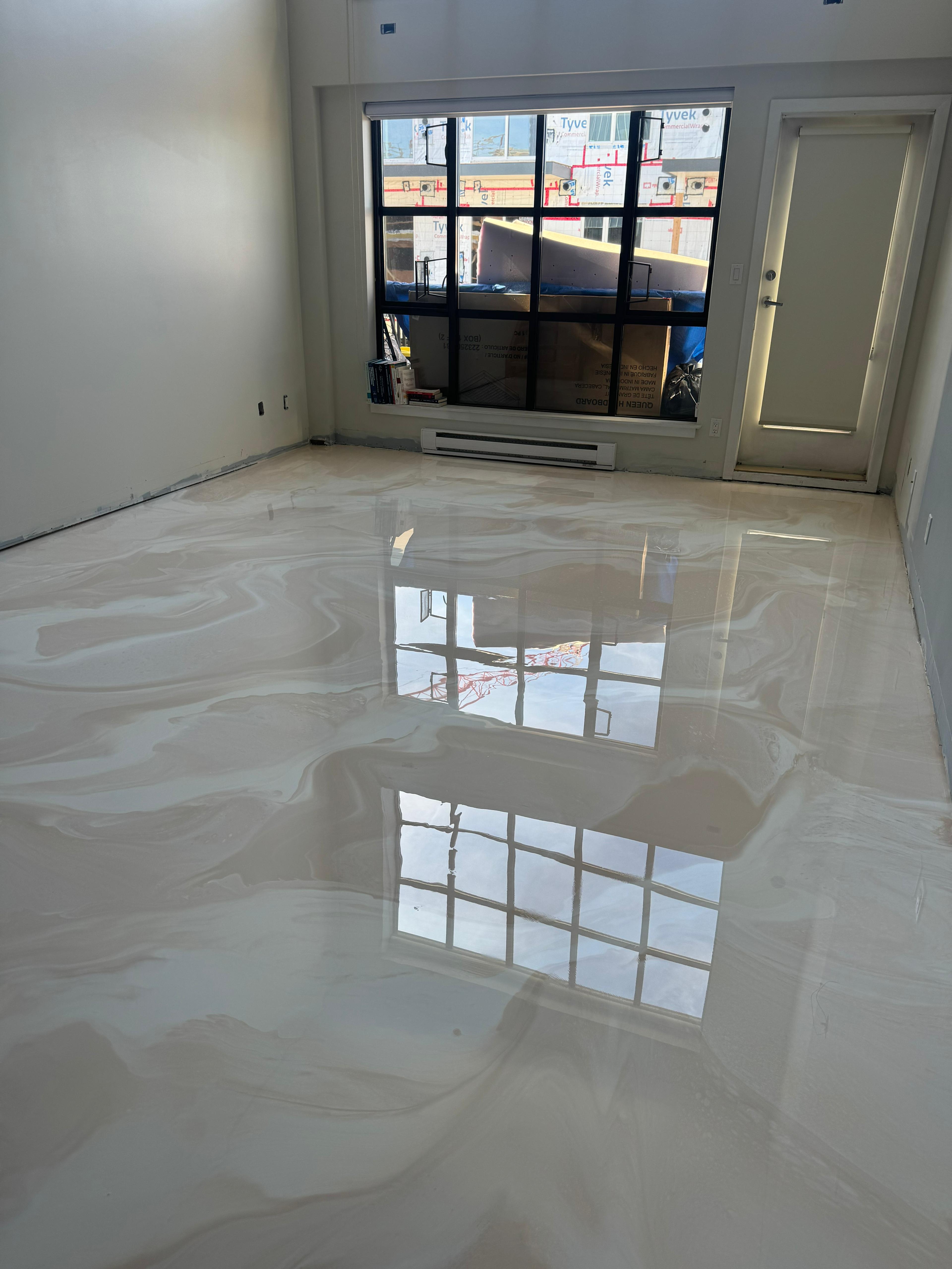 metallic epoxy flooring Vancouver example 15 by Deluxe Coating