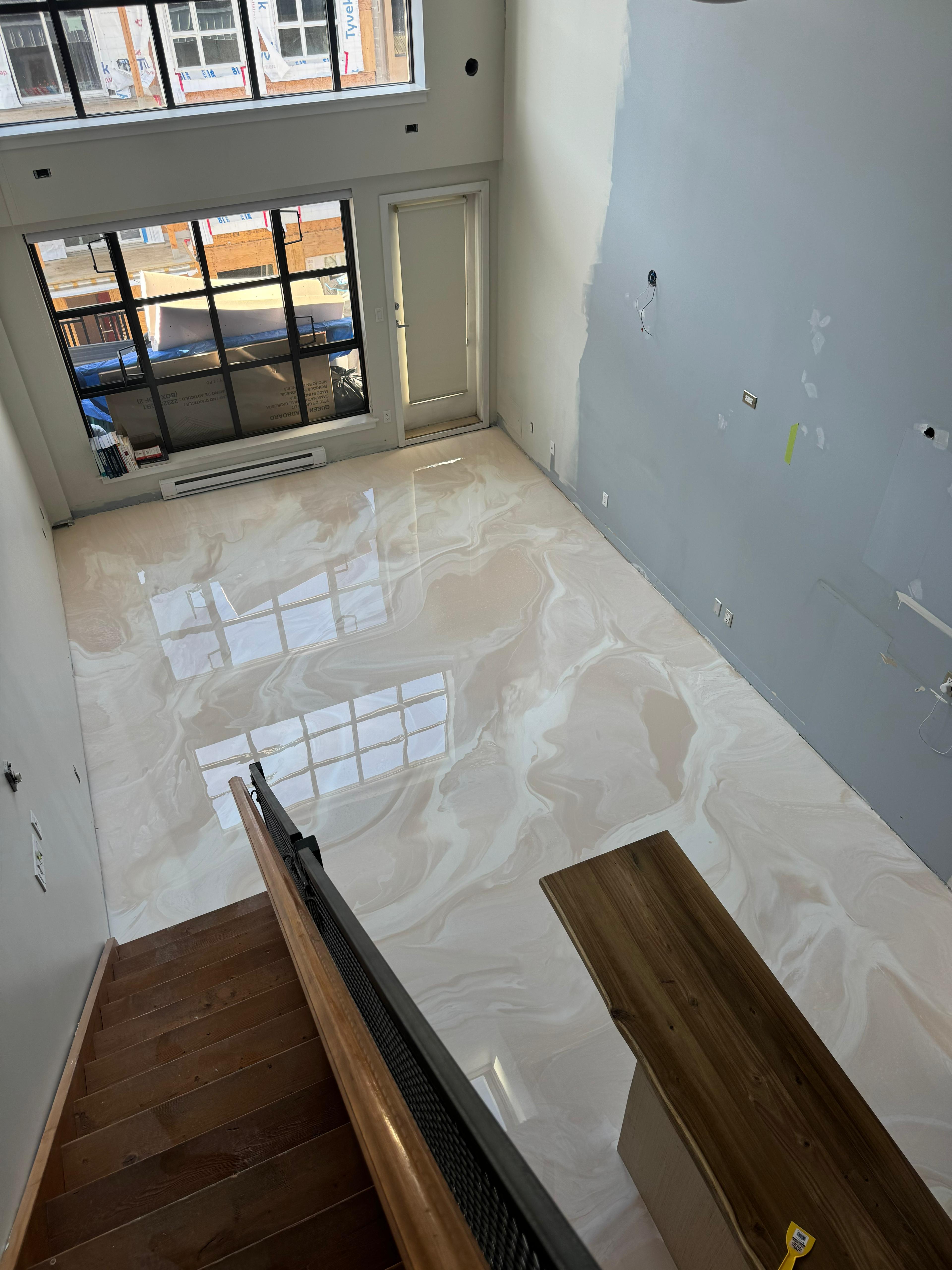 metallic epoxy flooring Vancouver example 16 by Deluxe Coating