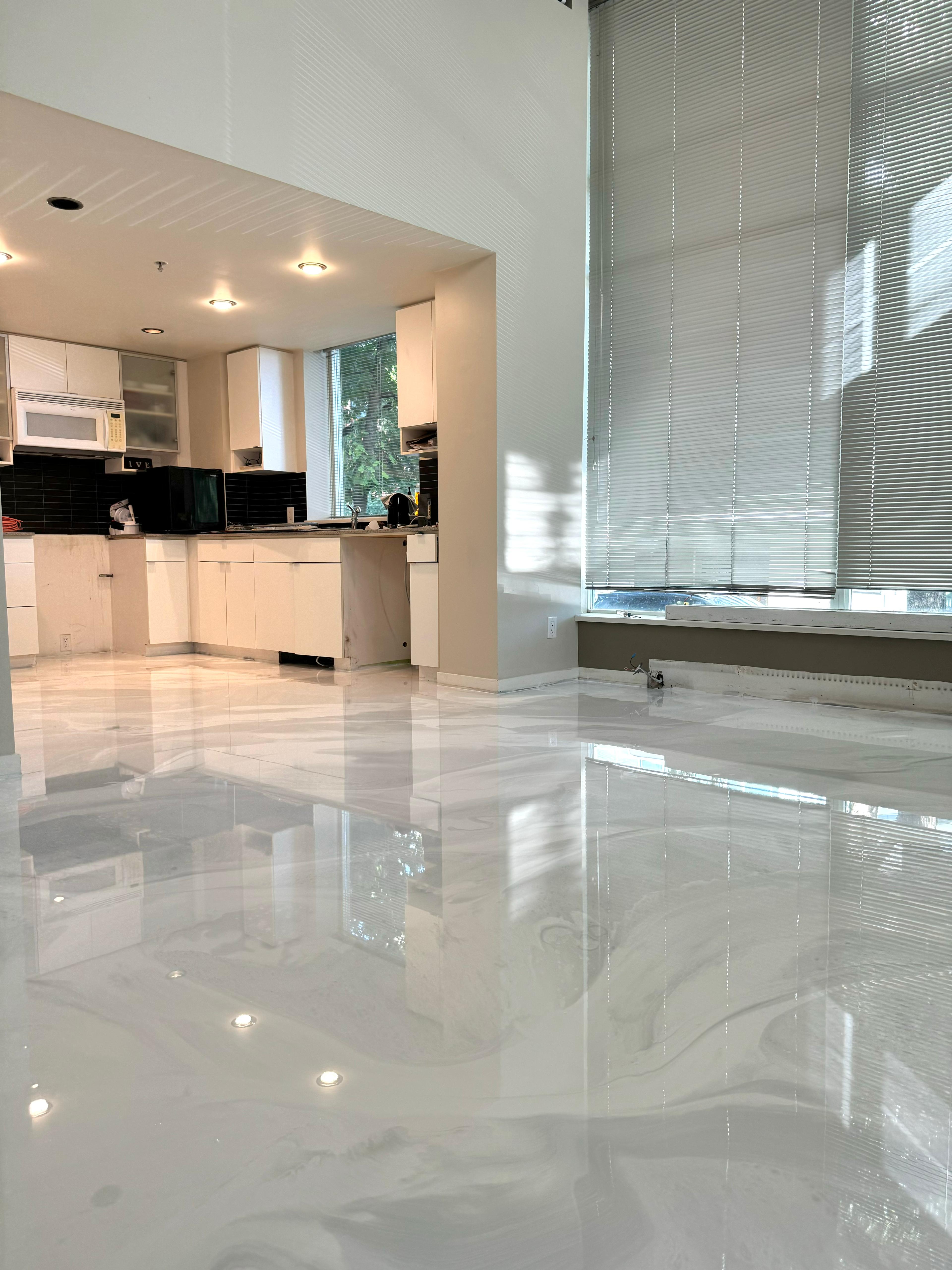 metallic epoxy flooring Vancouver example 17 by Deluxe Coating