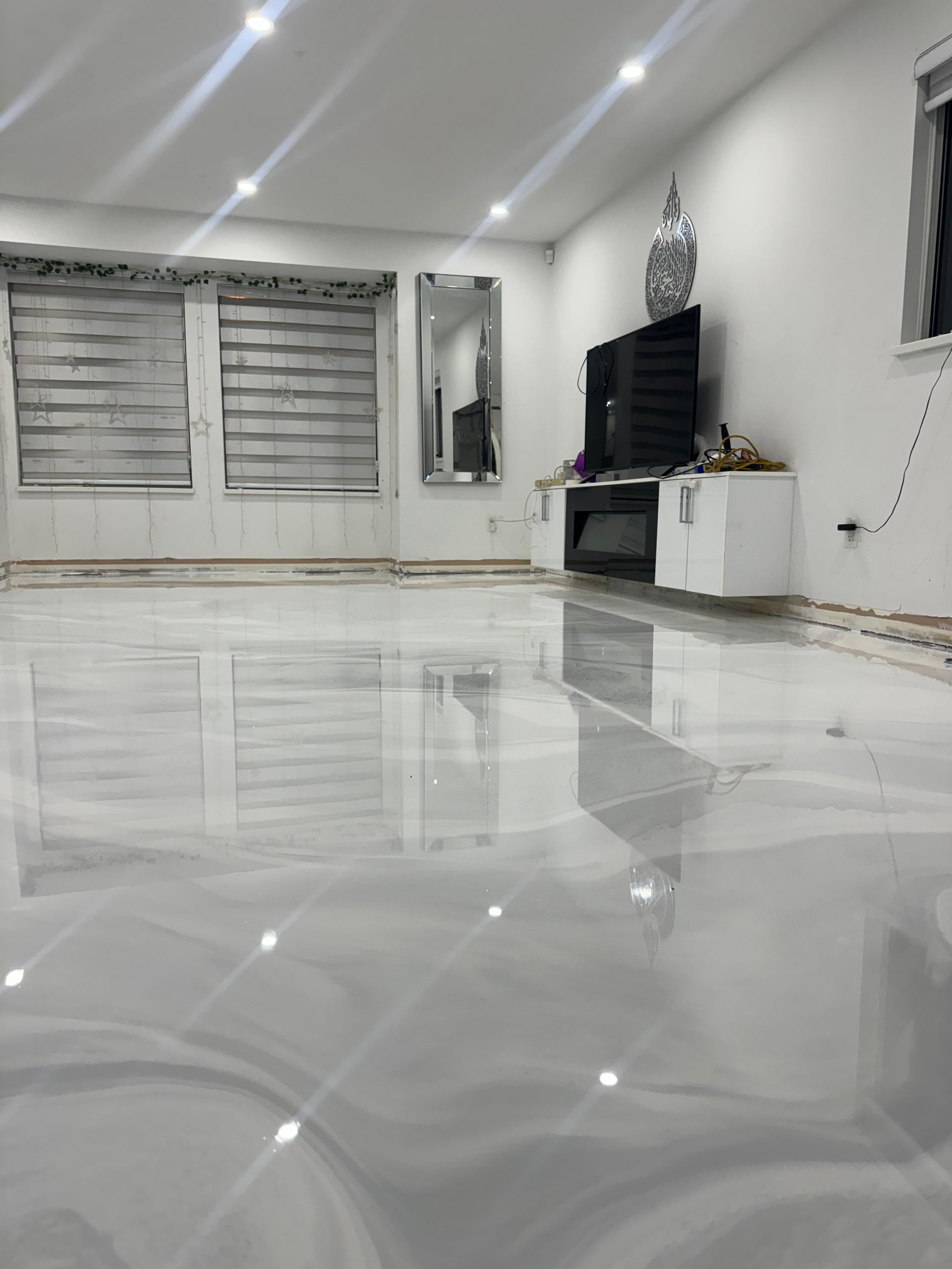 metallic epoxy flooring Vancouver example 2 by Deluxe Coating