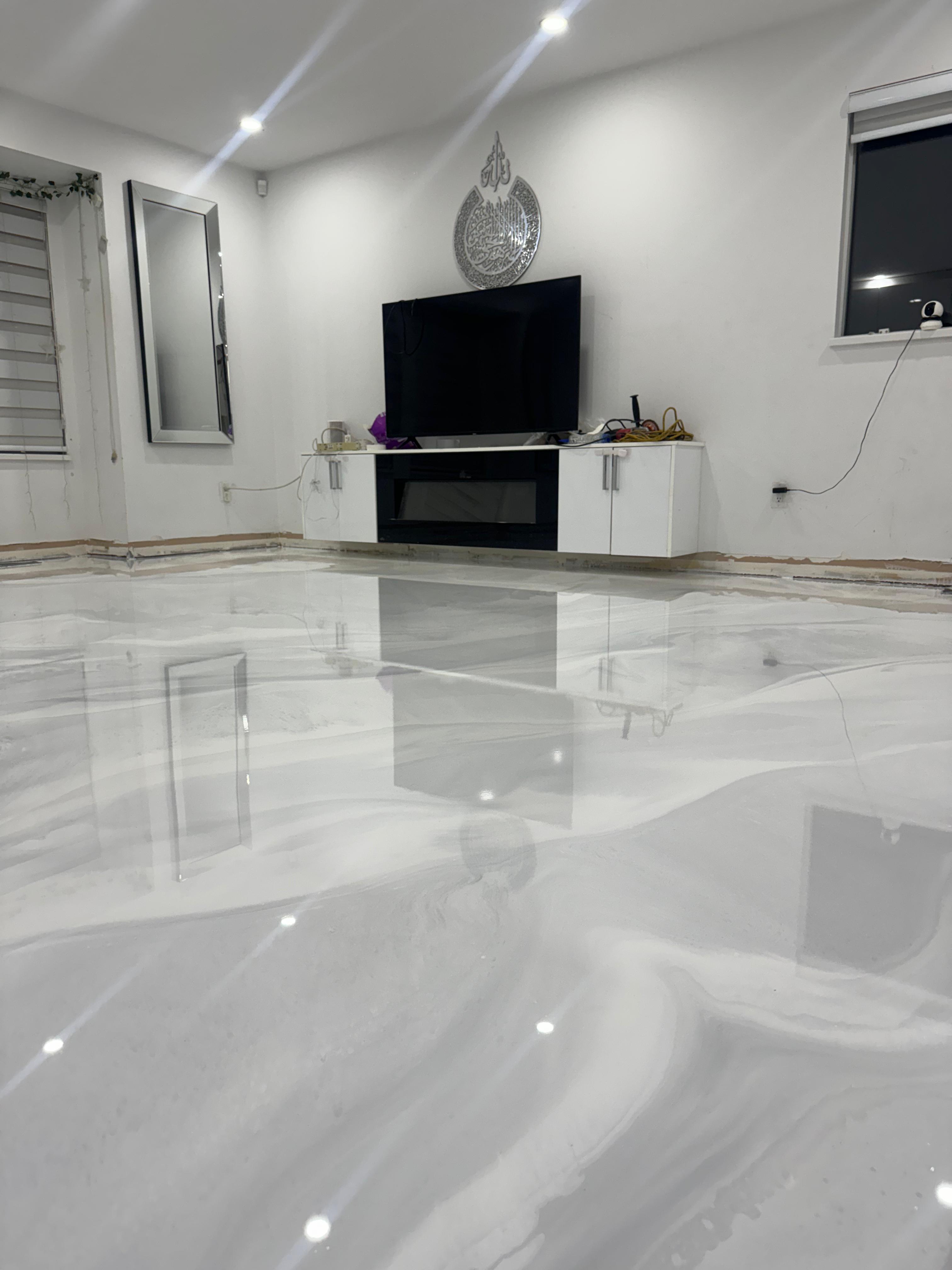 metallic epoxy flooring Vancouver example 3 by Deluxe Coating