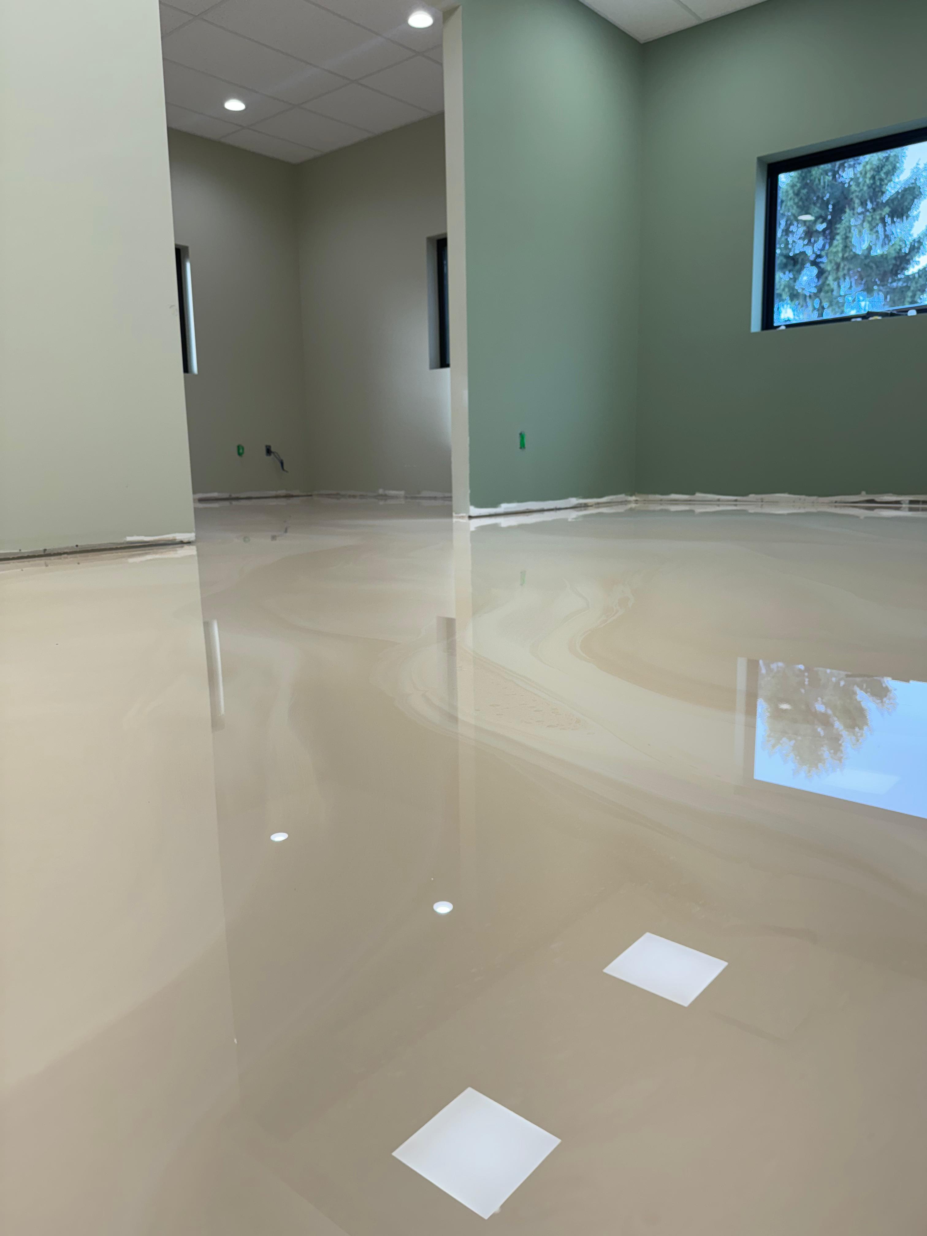metallic epoxy flooring Vancouver example 4 by Deluxe Coating